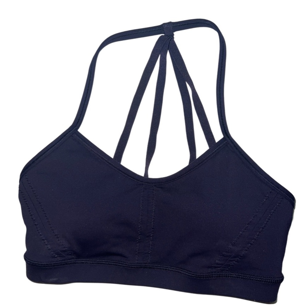 Dark purple Lululemon sports bra